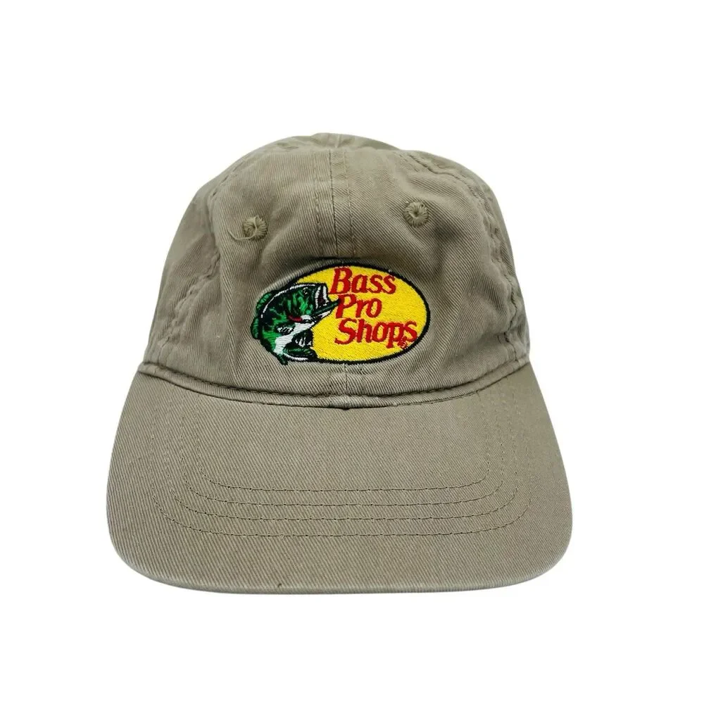 Bass Pro Shops Hat Toddler One Size Beige Fishing Cap